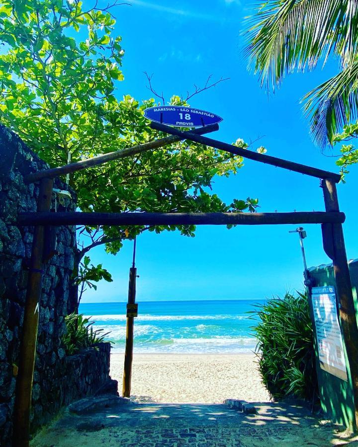 Maresias, Chale H29 Em Condominio De Frente A Entrada 18 Da Praia E Dentro Da Mata Atlantica Sao Sebastiao  Luaran gambar